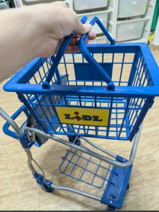 Mini Carrito Juguete Lidl Azul