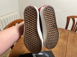 Zapatillas Vans Altas Rojas