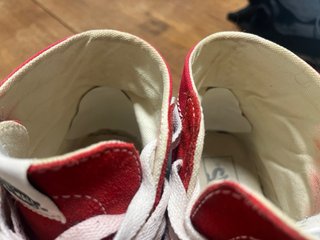 Zapatillas Vans Altas Rojas