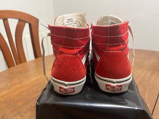 Zapatillas Vans Altas Rojas