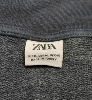Sudadera Zara Oversize Azul Talla M