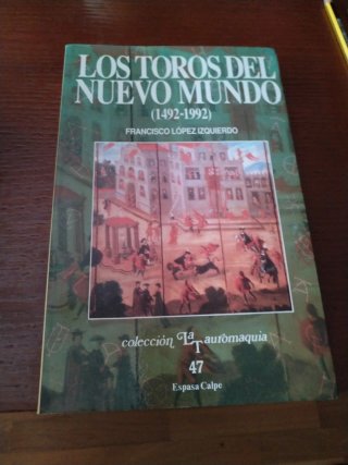 Libros colección de La Tauromaquia de Espasa Calpe