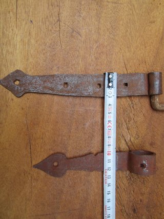 Bisagras antiguas forja, lote de 6.