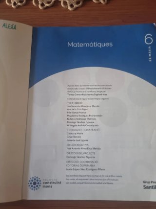 Matemàtiques, 6 Primària, Projecte Construint mons