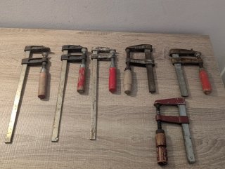 Lote 6 sargentos carpintería