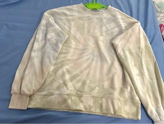 Sudadera Tie Dye Verde y Amarillo