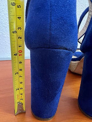 Sandalias ante azul talla 40
