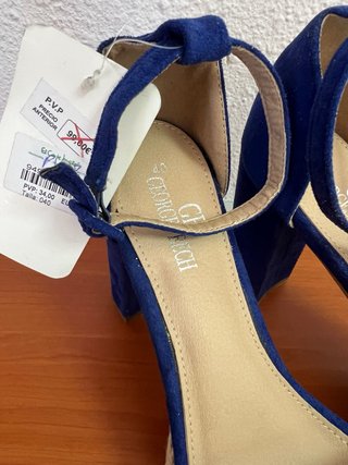 Sandalias ante azul talla 40