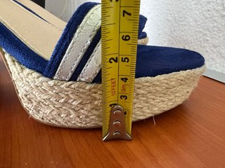 Sandalias ante azul talla 40