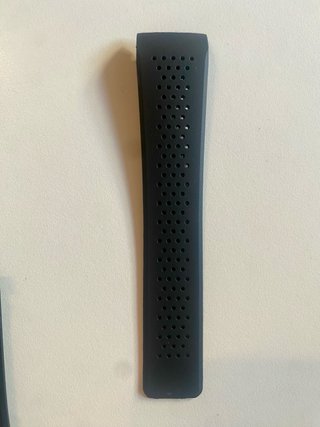 Cinturino silicone nero24mm per TAG HEUER nofibbia
