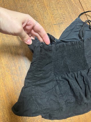 Top Zara Negro Talla S