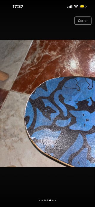 Skate madera azul y negro