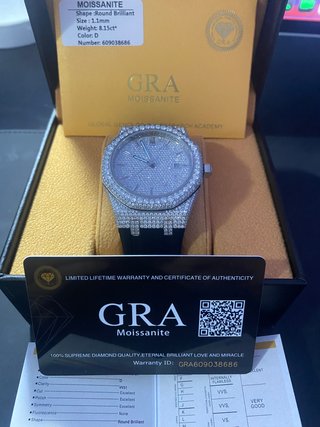 Reloj Brillantes Moissanite