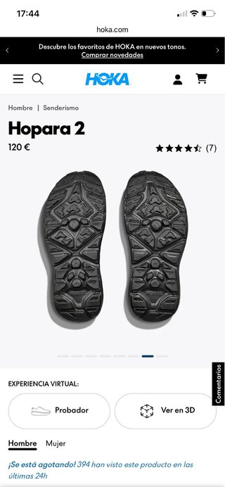 Sandalias Hoka Hopara 2 trekking negras