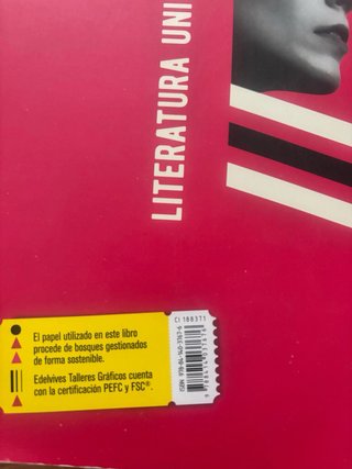 Literatura universal 1, Bachillerato
