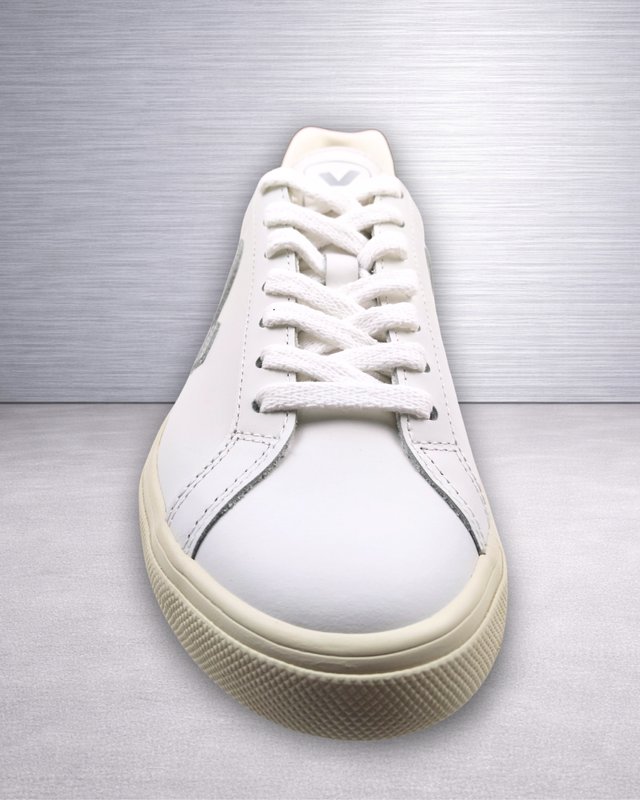 Veja Esplar Logo Leather White Silver T.38 Nuevas
