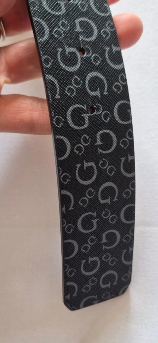 Cintura Guess Uomo Nera Logo GUESS nuova