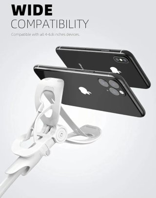 Supporto Telefono Flessibile Bianco