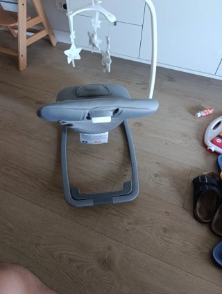 Hamaca bebé Joie Dreamer gris