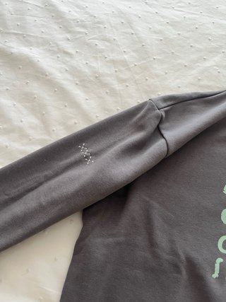Sudadera El Pulpo gris plomo. Unisex.