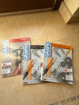GRAPG - DISEGNO TECNICO SCUOPE SUPERIORI -3 VOLUMI