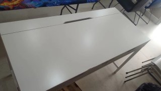 Mesa IKEA Alex Blanca