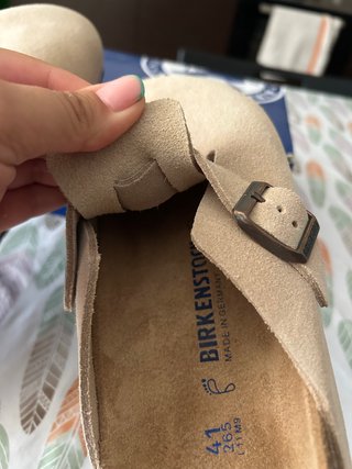Birkenstock ciabatte beige taglia 41