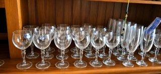 Copas de cristal Bohemia 42 piezas