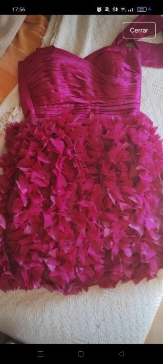 Vestido de fiesta rosa