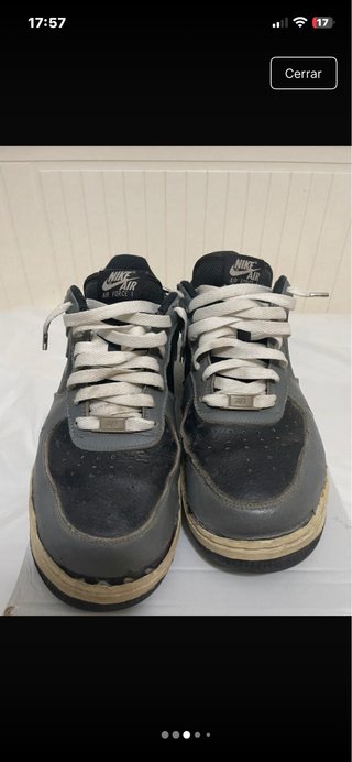 Nike Air Force 1 Negras y Grises