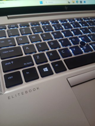 HP Elitebook Portátil Plata