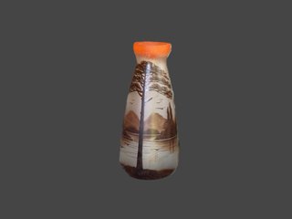 ANTIGUO FLORERO PINTADO JOMA MONTREUIL CIRCA 1930