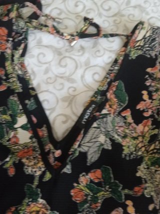 Vestito floreale manica lunga taglia M