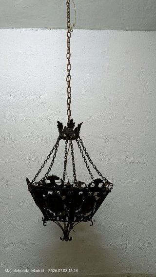 Lámpara de techo antigua (más de 100 años)