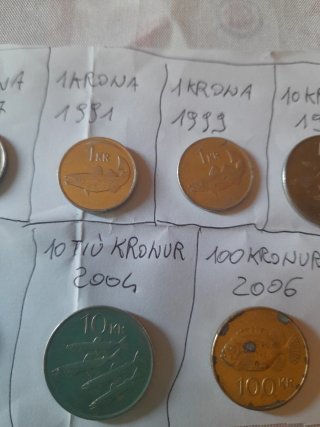 9 Monete Islandesi