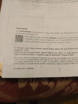 Libros de matemáticas de 3