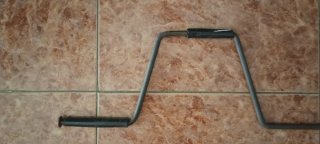 Manivela Toldo Metal Negro y Plateado