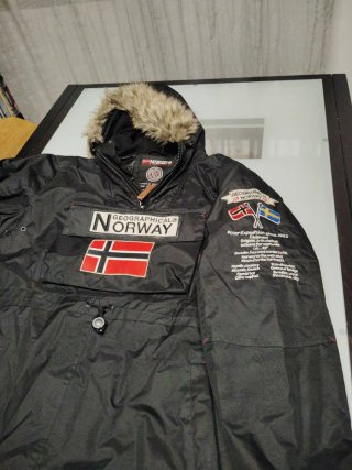 Chaqueta Geographical Norway Negra