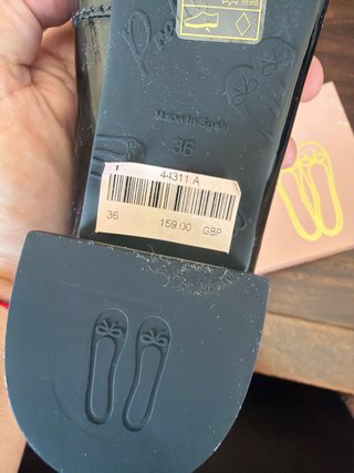 Pretty Ballerinas Talla 36 Negras Charol