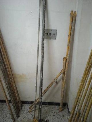 Andamio  6m de altura + altura ruedas niveladoras