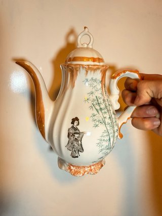 Set da tè in porcellana orientale vintage