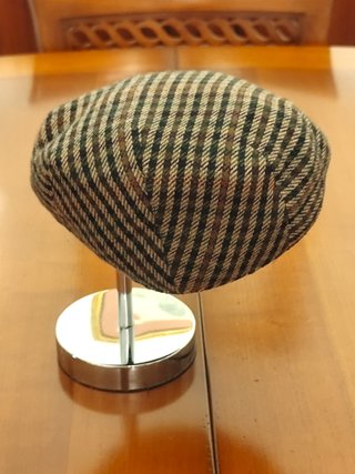 Gorra inglesa LEMÉN de cuadros mezcla Talla54/55