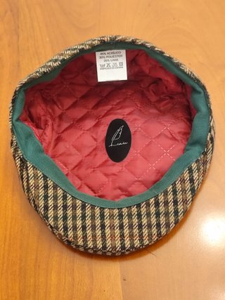 Gorra inglesa LEMÉN de cuadros mezcla Talla54/55