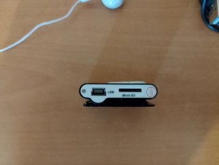 Lettore MP3 Apple Nero.