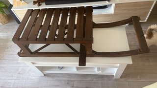 Trineo vintage de madera