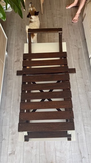 Trineo vintage de madera