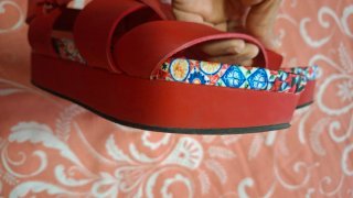 Sandalias Desigual Talla 37 Rojas