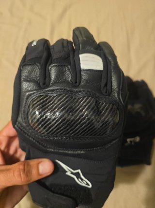 Guantes Moto Alpinestars Negros y Blancos