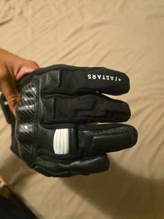 Guantes Moto Alpinestars Negros y Blancos