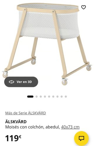 Moises cuna Ikea